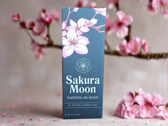 Blue Lotus Essential Oil Blend | Sakura Moon Japanese Cherry Blossom
