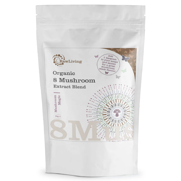 Lion’s Mane Mushroom 8:1 Dual Extract Powder - Organic