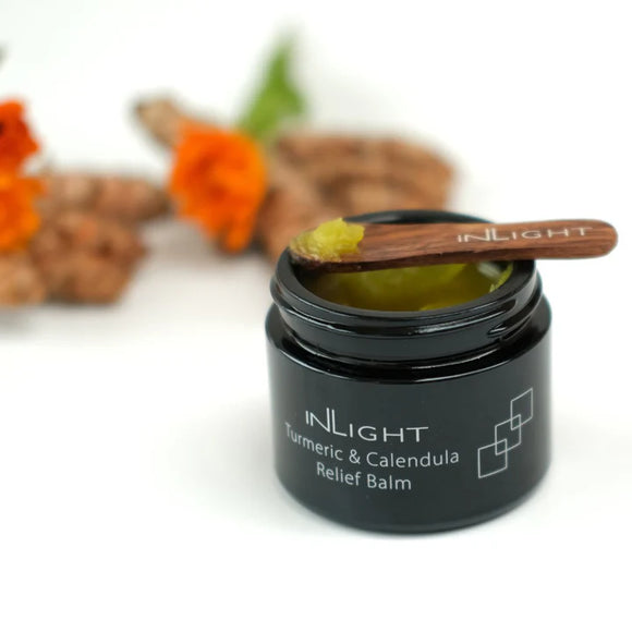 InLight Beauty Turmeric & Calendula Relief Balm - Eczema + Dry Red Itchy Skin