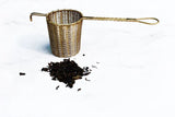 Anima Mundi WOVEN BRASS | Tea Strainer with handle - Radiant Beauty