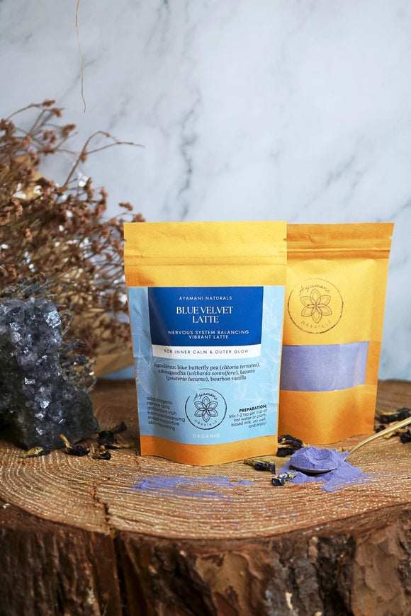 Ayamani BLUE LATTE - BUTTERFLY PEA | Inner Calm + Outer Beauty - Radiant Beauty