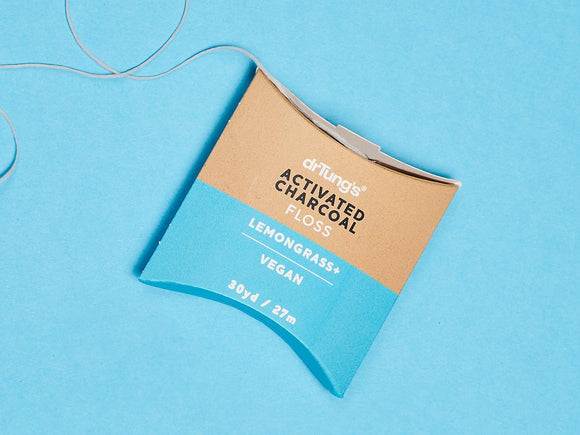 Dr Tung's Activated Charcoal Vegan Smart Floss - Lemongrass - Radiant Beauty