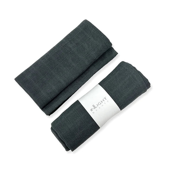 InLight Beauty Organic Cotton Muslin Cloths - Pack of 2 - Radiant Beauty
