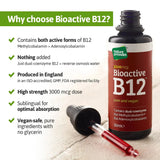 Nature Provides Liquid Vitamin B12 | High dosage | Methylcobalamin and Adenosylcobalamin - Radiant Beauty