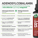 Nature Provides Liquid Vitamin B12 | High dosage | Methylcobalamin and Adenosylcobalamin - Radiant Beauty