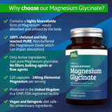 Nature Provides Magnesium Bisglycinate - no fillers - Radiant Beauty