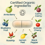 Nature Provides Nature C | Organic Whole Food Vitamin C | No fillers - Radiant Beauty