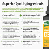 Nature Provides Vitamin D3+K2 (MK - 7) | with Organic Black Cumin Oil - Radiant Beauty