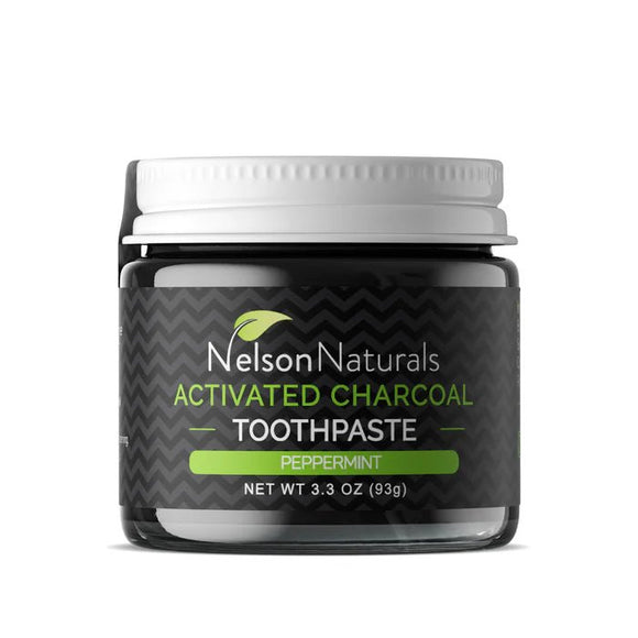 Nelson Naturals Activated Charcoal Toothpaste - Radiant Beauty