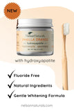 Nelson Naturals Vanilla Orange Hydroxyapatite Toothpaste - Baking Soda Free - Radiant Beauty
