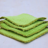 Reusable Organic Face Cloth - Pack of 10 in a French linen bag