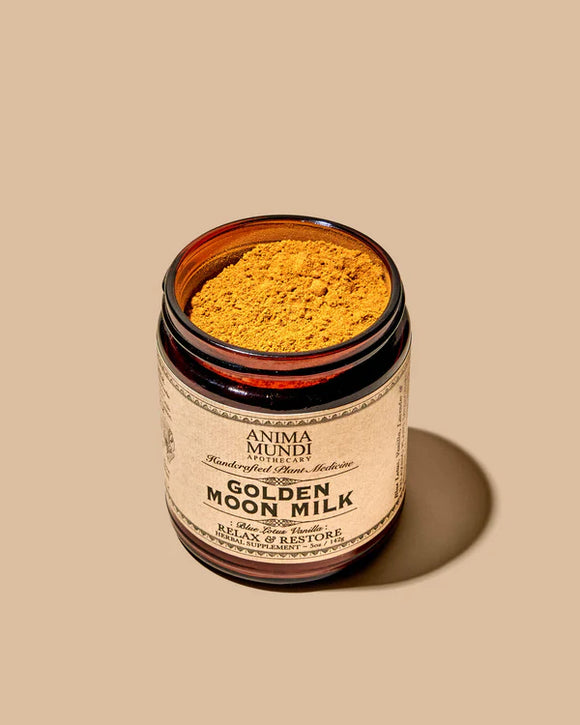 Golden Moon Milk – Blaue Lotus-Vanille