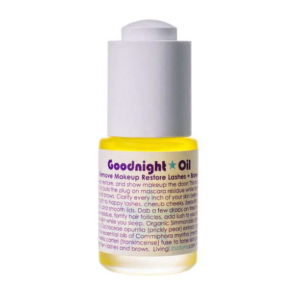 Goodnight Oil – Wimpernwachstumsserum und Augen-Make-up-Entferner