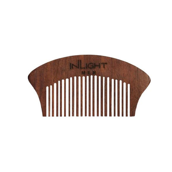 InLight Beauty Wooden Beard Comb - Radiant Beauty