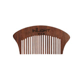 InLight Beauty Wooden Beard Comb