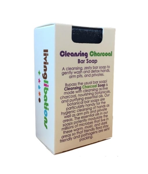 Living Libations® Cleansing Charcoal Soap - Radiant Beauty