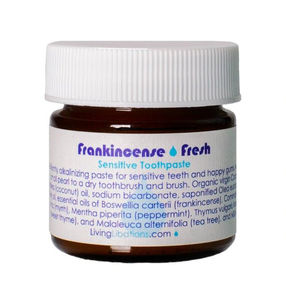 Living Libations® Frankincense Fresh Sensitive Toothpaste - Radiant Beauty