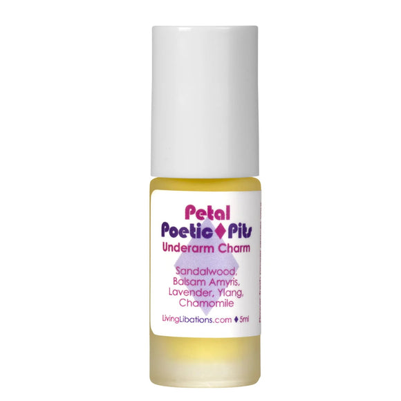 Living Libations® Petal Poetic Pits Roll - On - Radiant Beauty