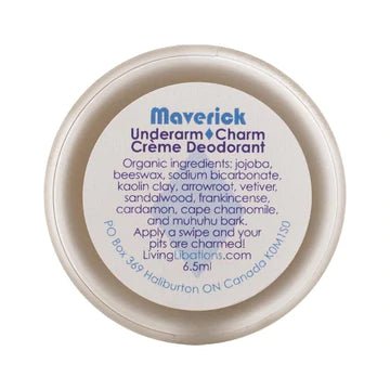 Living Libations® Underarm Charm Crème Deodorant - Maverick - Radiant Beauty