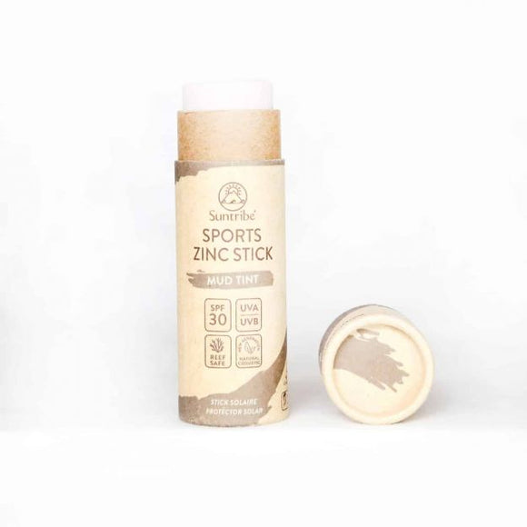 Sports Zinc Sun Stick SPF 30 – Natürliche Tönung (ohne ätherische Öle)